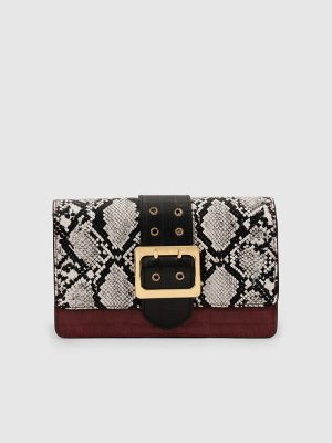 Adrianne Metal Buckle Crossbody Bag