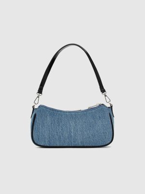 Bella Denim Shoulder Bag