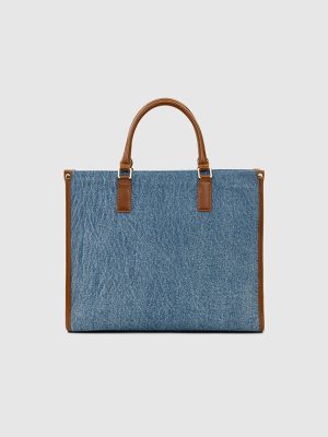 Denice Denim Tote Bag