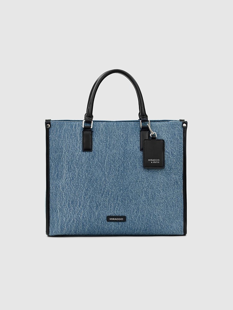 Denice Denim Tote Bag